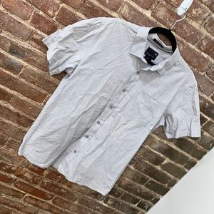 Button Down Short Sleeve with Hidden Pocket!